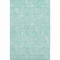 thumbnail image 1 of Addison Rugs Mayfield Washable Transitional Floral Aqua Rectangle Rug, 3' x 5', 1 of 6