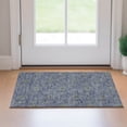 thumbnail image 1 of Addison Rugs Mayfield Washable Transitional Floral Denim Rectangle Rug, 1'8" x 2'6", 1 of 5