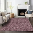 thumbnail image 1 of Addison Rugs Mayfield Washable Transitional Floral Merlot Rectangle Rug, 8' x 10', 1 of 6