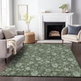 thumbnail image 1 of Addison Rugs Mayfield Washable Transitional Floral Olive Rectangle Rug, 3' x 5', 1 of 6