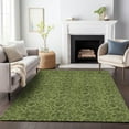 thumbnail image 1 of Addison Rugs Mayfield Washable Transitional Floral Olive Rectangle Rug, 9' x 12', 1 of 6