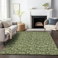 thumbnail image 1 of Addison Rugs Mayfield Washable Transitional Floral Olive Rectangle Rug, 9' x 12', 1 of 6
