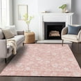 thumbnail image 1 of Addison Rugs Mayfield Washable Transitional Floral Pink Rectangle Rug, 9' x 12', 1 of 6