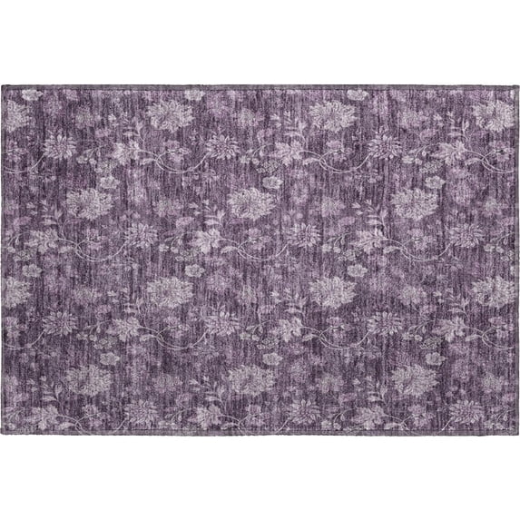 Dalyn Rugs Premium Machine Washable Mayfield AMF680 Plum 1'8" x 2'6" Rug