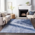 thumbnail image 1 of Addison Rugs Mayfield Washable Transitional Geometric Blue Rectangle Rug, 9' x 12', 1 of 6