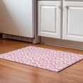 thumbnail image 1 of Addison Rugs Mayfield Washable Transitional Geometric Blush Rectangle Rug, 1'8" x 2'6", 1 of 5