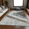 thumbnail image 1 of Addison Rugs Mayfield Washable Transitional Geometric Gray Rectangle Rug, 9' x 12', 1 of 6
