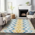 thumbnail image 1 of Addison Rugs Mayfield Washable Transitional Geometric Ivory Rectangle Rug, 10' x 14', 1 of 6