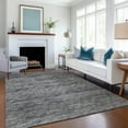 thumbnail image 1 of Addison Rugs Mayfield Washable Transitional Horizontal Bars Gray Rectangle Rug, 2'6" x 3'10", 1 of 6