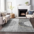 thumbnail image 1 of Addison Rugs Mayfield Washable Transitional Modern Charcoal Rectangle Rug, 10' x 14', 1 of 6