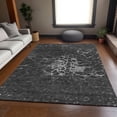 thumbnail image 1 of Addison Rugs Mayfield Washable Transitional Modern Charcoal Rectangle Rug, 9' x 12', 1 of 6