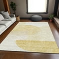 thumbnail image 1 of Addison Rugs Mayfield Washable Transitional Modern Gold Rectangle Rug, 9' x 12', 1 of 6