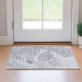 thumbnail image 1 of Addison Rugs Mayfield Washable Transitional Modern Gray Rectangle Rug, 1'8" x 2'6", 1 of 5
