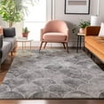 thumbnail image 1 of Addison Rugs Mayfield Washable Transitional Modern Gray Rectangle Rug, 9' x 12', 1 of 6