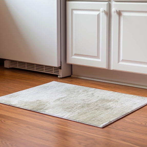 Addison Rugs Mayfield Washable Transitional Modern Ivory Rectangle Rug, 1'8" x 2'6"