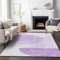 thumbnail image 1 of Addison Rugs Mayfield Washable Transitional Modern Purple Rectangle Rug, 9' x 12', 1 of 6