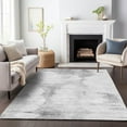 thumbnail image 1 of Addison Rugs Mayfield Washable Transitional Modern Silver Rectangle Rug, 9' x 12', 1 of 6