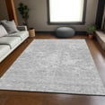thumbnail image 1 of Addison Rugs Mayfield Washable Transitional Modern Silver Rectangle Rug, 9' x 12', 1 of 6