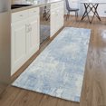 thumbnail image 1 of Addison Rugs Mayfield Washable Transitional Modern Sky Runner Rug, 2'3" x 7'6", 1 of 5