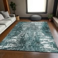 thumbnail image 1 of Addison Rugs Mayfield Washable Transitional Modern Teal Rectangle Rug, 3' x 5', 1 of 6