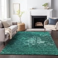 thumbnail image 1 of Addison Rugs Mayfield Washable Transitional Modern Teal Rectangle Rug, 8' x 10', 1 of 6