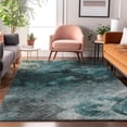 thumbnail image 1 of Addison Rugs Mayfield Washable Transitional Modern Teal Rectangle Rug, 8' x 10', 1 of 6
