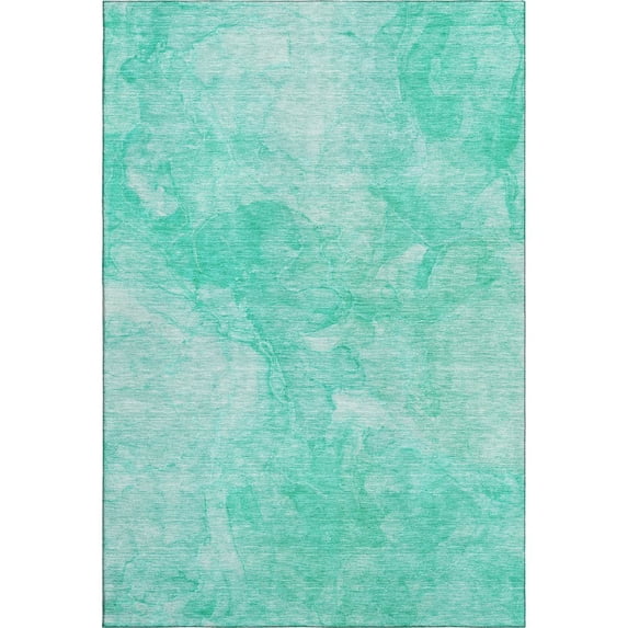 Dalyn Rugs Premium Machine Washable Mayfield AMF688 Teal 9' x 12' Rug
