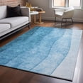 thumbnail image 1 of Addison Rugs Mayfield Washable Transitional Ombre Teal Rectangle Rug, 10' x 14', 1 of 6