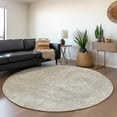 thumbnail image 1 of Addison Rugs Mayfield Washable Transitional Organic Ivory Round Rug, 8' x 8', 1 of 5