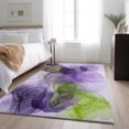 thumbnail image 1 of Addison Rugs Mayfield Washable Transitional Organic Purple Rectangle Rug, 9' x 12', 1 of 6