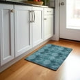 thumbnail image 1 of Addison Rugs Mayfield Washable Transitional Organic Teal Rectangle Rug, 1'8" x 2'6", 1 of 5