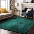 thumbnail image 1 of Addison Rugs Mayfield Washable Transitional Organic Teal Rectangle Rug, 3' x 5', 1 of 6