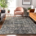 thumbnail image 1 of Addison Rugs Mayfield Washable Transitional Panel Charcoal Rectangle Rug, 10' x 14', 1 of 6