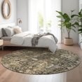 thumbnail image 1 of Addison Rugs Mayfield Washable Transitional Panel Coffee Round Rug, 8' x 8', 1 of 5