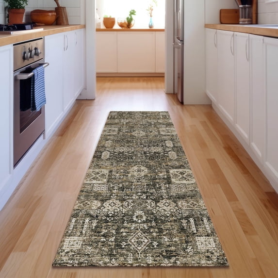 Addison Rugs Mayfield Washable Transitional Panel Coffee Runner Rug, 2'3" x 7'6"