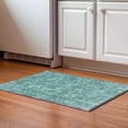 thumbnail image 1 of Addison Rugs Mayfield Washable Transitional Panel Teal Rectangle Rug, 1'8" x 2'6", 1 of 5