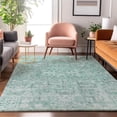 thumbnail image 1 of Addison Rugs Mayfield Washable Transitional Panel Teal Rectangle Rug, 8' x 10', 1 of 6