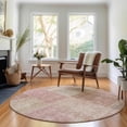 thumbnail image 1 of Addison Rugs Mayfield Washable Transitional Patchwork Blush Round Rug, 8' x 8', 1 of 5