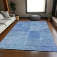 thumbnail image 1 of Addison Rugs Mayfield Washable Transitional Patchwork Denim Rectangle Rug, 9' x 12', 1 of 6