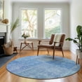 thumbnail image 1 of Addison Rugs Mayfield Washable Transitional Patchwork Denim Round Rug, 8' x 8', 1 of 5