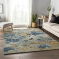 thumbnail image 1 of Addison Rugs Mayfield Washable Transitional Soft Abstract Blue Rectangle Rug, 9' x 12', 1 of 6