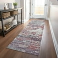 thumbnail image 1 of Addison Rugs Mayfield Washable Transitional Soft Abstract Pink Runner Rug, 2'3" x 7'6", 1 of 5