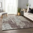 thumbnail image 1 of Addison Rugs Mayfield Washable Transitional Soft Abstract Plum Rectangle Rug, 2'6" x 3'10", 1 of 6