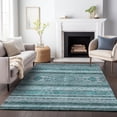 thumbnail image 1 of Addison Rugs Mayfield Washable Transitional Southwest Teal Rectangle Rug, 5' x 7'6", 1 of 6