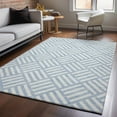 thumbnail image 1 of Addison Rugs Mayfield Washable Transitional Squares Sky Rectangle Rug, 8' x 10', 1 of 6
