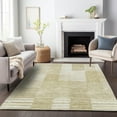 thumbnail image 1 of Addison Rugs Mayfield Washable Transitional Striped Beige Rectangle Rug, 3' x 5', 1 of 6