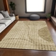 thumbnail image 1 of Addison Rugs Mayfield Washable Transitional Striped Brown Rectangle Rug, 10' x 14', 1 of 6