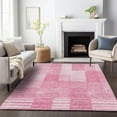 thumbnail image 1 of Addison Rugs Mayfield Washable Transitional Striped Pink Rectangle Rug, 10' x 14', 1 of 6