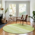 thumbnail image 1 of Addison Rugs Mayfield Washable Transitional Stripes Aloe Round Rug, 8' x 8', 1 of 5