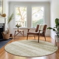 thumbnail image 1 of Addison Rugs Mayfield Washable Transitional Stripes Beige Round Rug, 8' x 8', 1 of 5